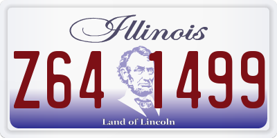 IL license plate Z641499