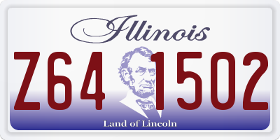IL license plate Z641502