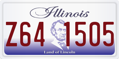 IL license plate Z641505
