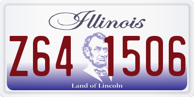 IL license plate Z641506