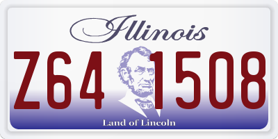 IL license plate Z641508