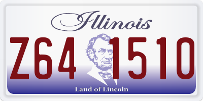 IL license plate Z641510