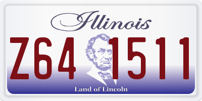 IL license plate Z641511
