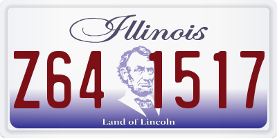IL license plate Z641517