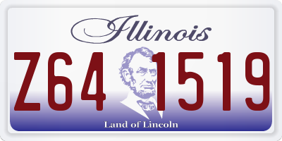 IL license plate Z641519