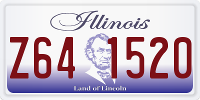 IL license plate Z641520
