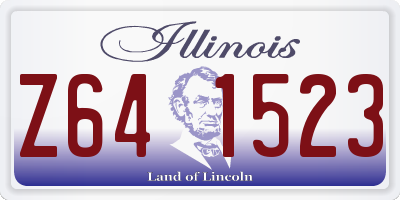 IL license plate Z641523