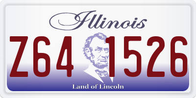 IL license plate Z641526