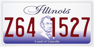IL license plate Z641527