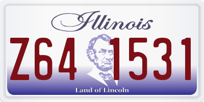 IL license plate Z641531