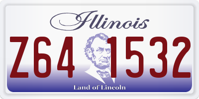 IL license plate Z641532