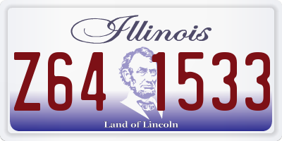 IL license plate Z641533