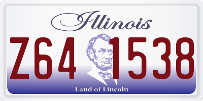 IL license plate Z641538