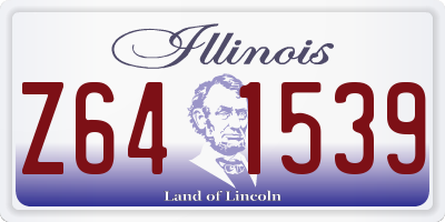 IL license plate Z641539