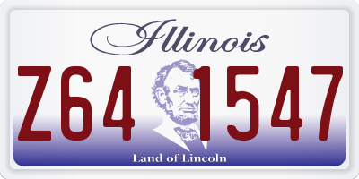 IL license plate Z641547