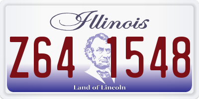 IL license plate Z641548