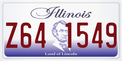 IL license plate Z641549