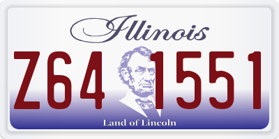 IL license plate Z641551