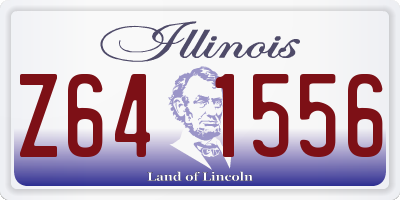 IL license plate Z641556