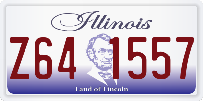 IL license plate Z641557
