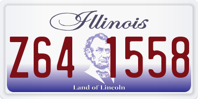 IL license plate Z641558