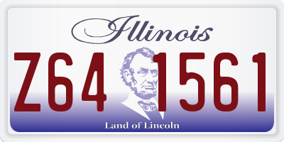 IL license plate Z641561