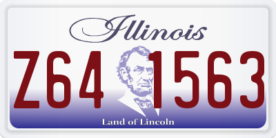 IL license plate Z641563