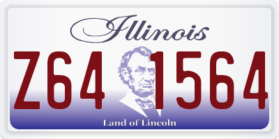 IL license plate Z641564