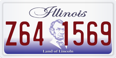 IL license plate Z641569