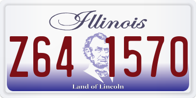 IL license plate Z641570