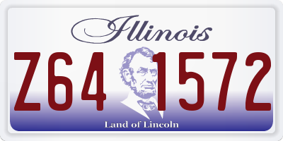 IL license plate Z641572