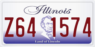 IL license plate Z641574