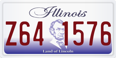 IL license plate Z641576