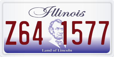 IL license plate Z641577