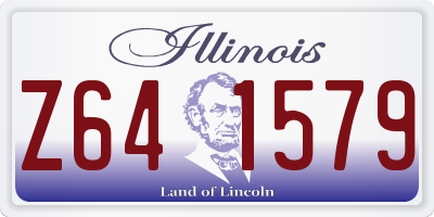 IL license plate Z641579