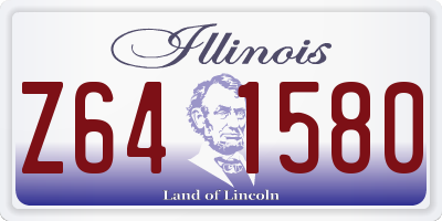 IL license plate Z641580