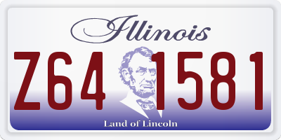 IL license plate Z641581