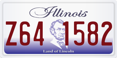IL license plate Z641582