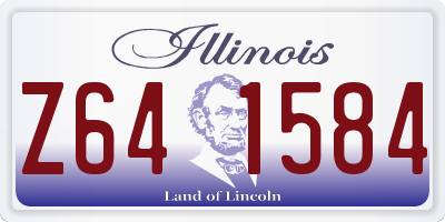 IL license plate Z641584