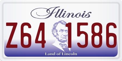 IL license plate Z641586