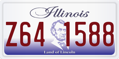 IL license plate Z641588