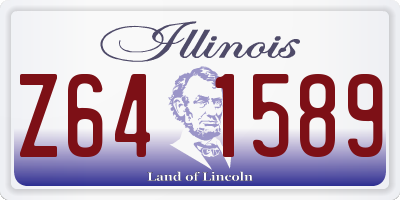 IL license plate Z641589