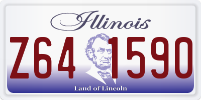 IL license plate Z641590