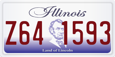 IL license plate Z641593