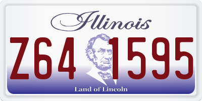 IL license plate Z641595