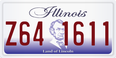 IL license plate Z641611