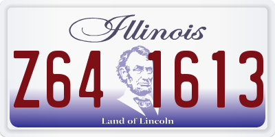 IL license plate Z641613