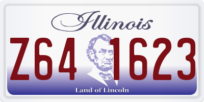 IL license plate Z641623