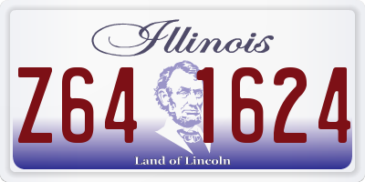 IL license plate Z641624