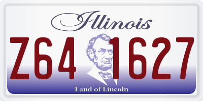 IL license plate Z641627